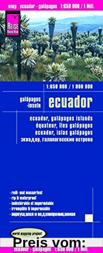 Reise Know-How Landkarte Ecuador, Galápagos (1:650.000 / 1.000.000): world mapping project